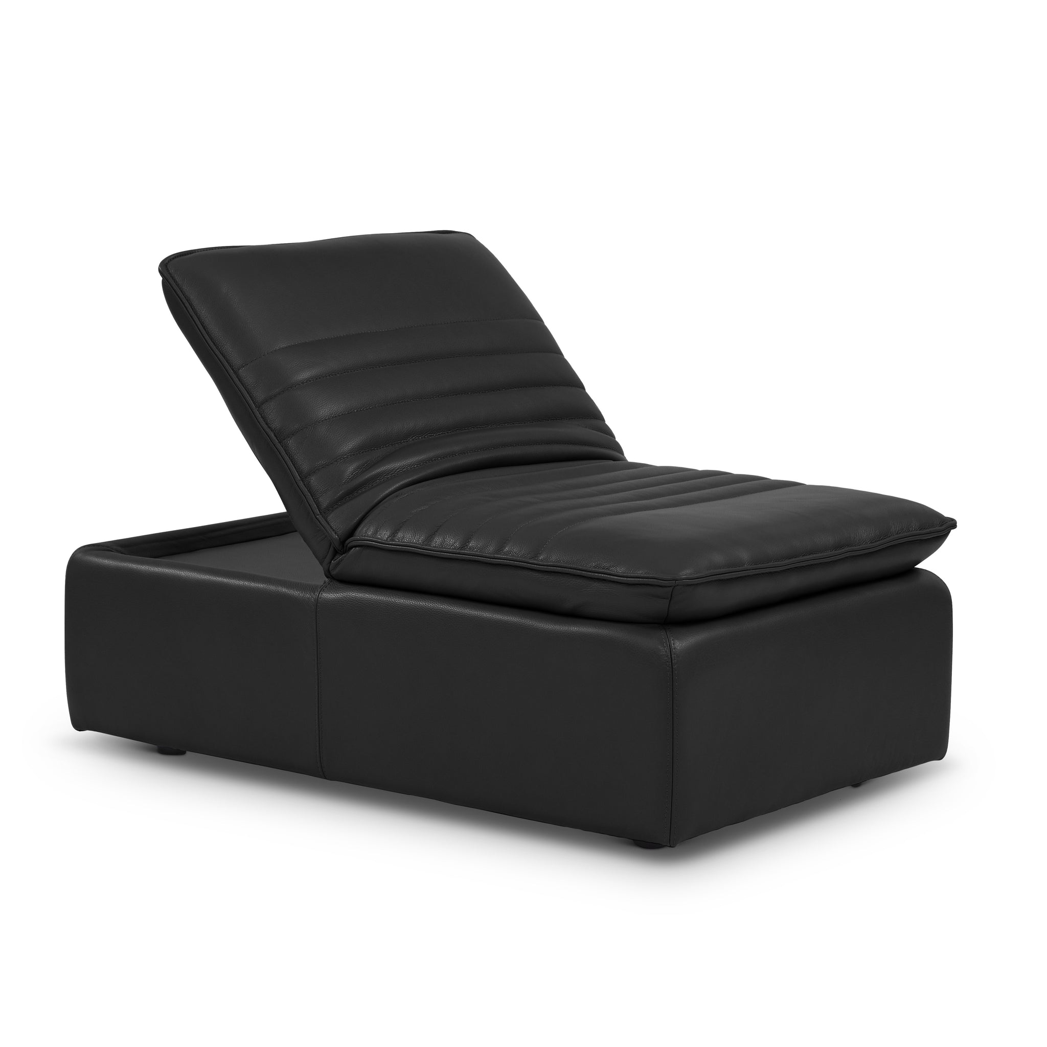 Milo Ottoman Jet Black